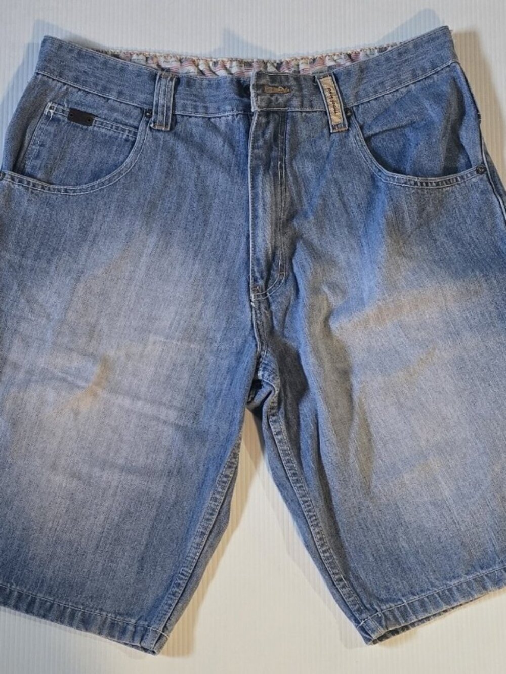Paco Denim Jean Shorts Size 34 Waist - Simple Fade - No Stains